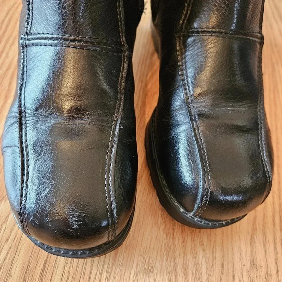 Saute Mouton Colombe Women's Leather Zipper Fall Winter Combat Boots Black Sz 36 - Picture 8 of 11